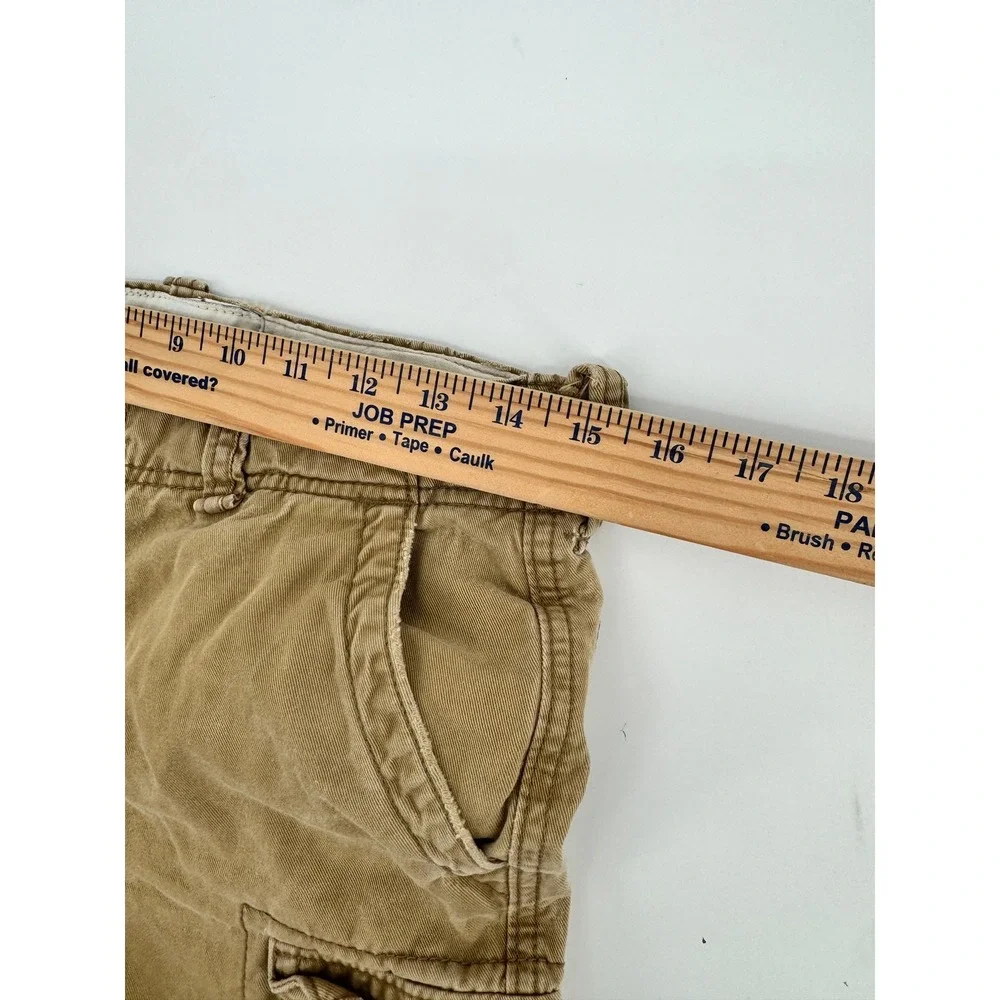 Vintage Abercrombie Cargo Shorts Size‎ 16 30x8 Cotton Utility Y2k heavy